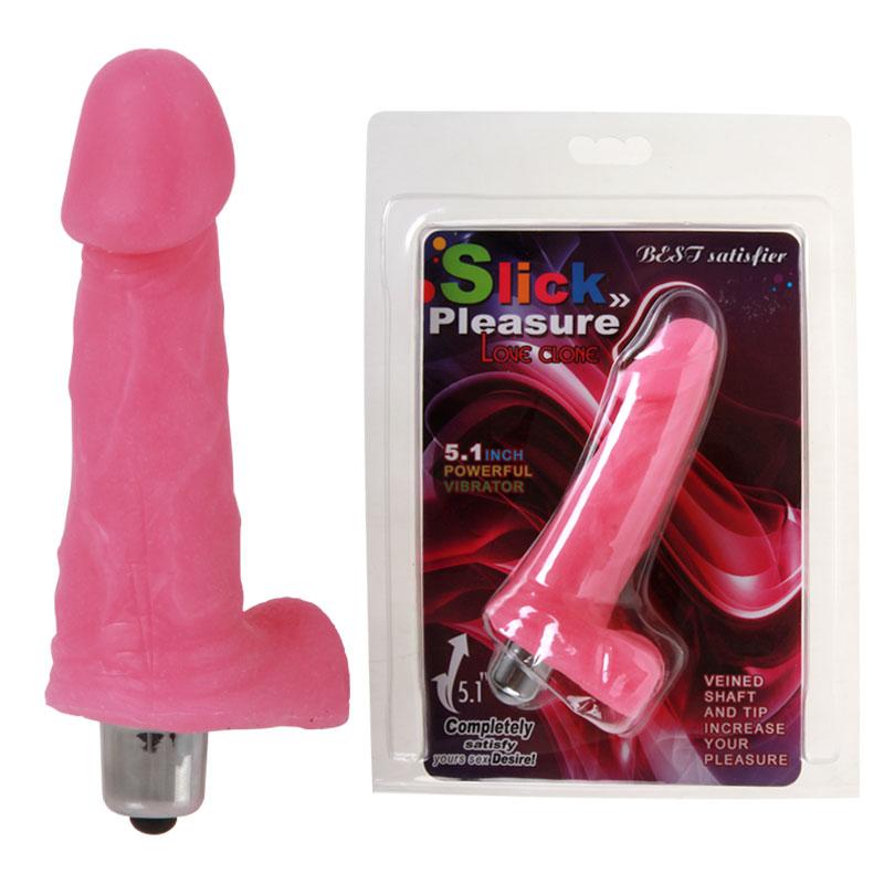 Mini dildo vibrador realista - Slick pleasure