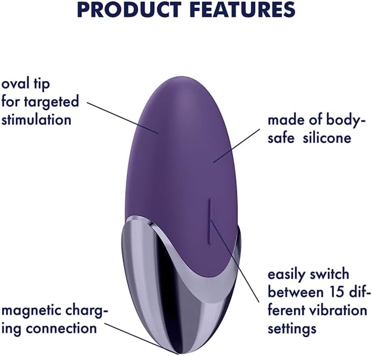 Purple pleasure | Mini vibrador Lay-on clitorial