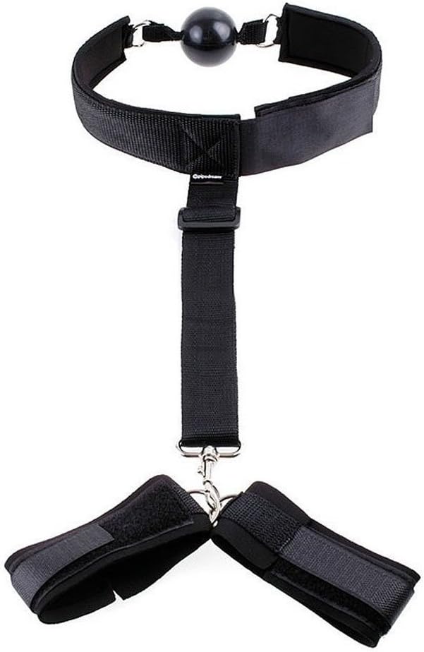 Inmovilisador BDSM bondage de manos con bozal