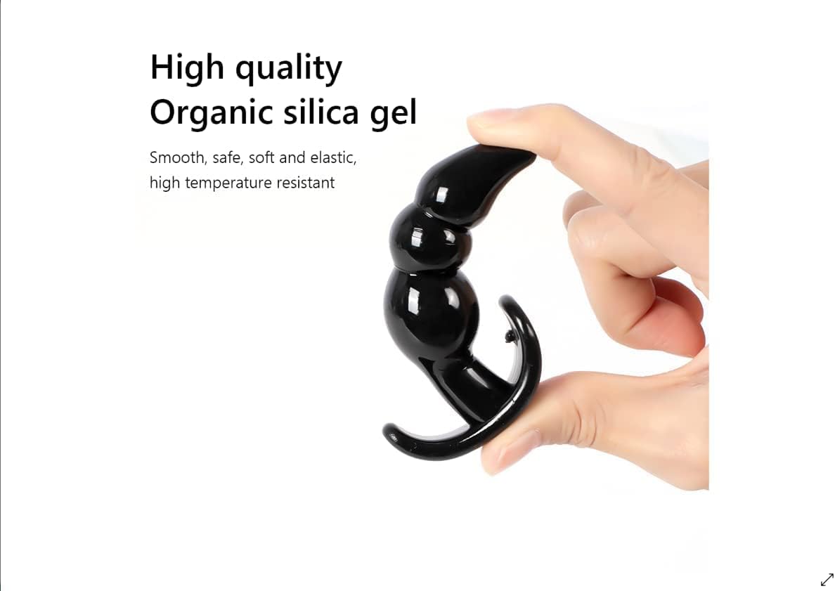 Set 6 dilatadores y plugs anales de silicona