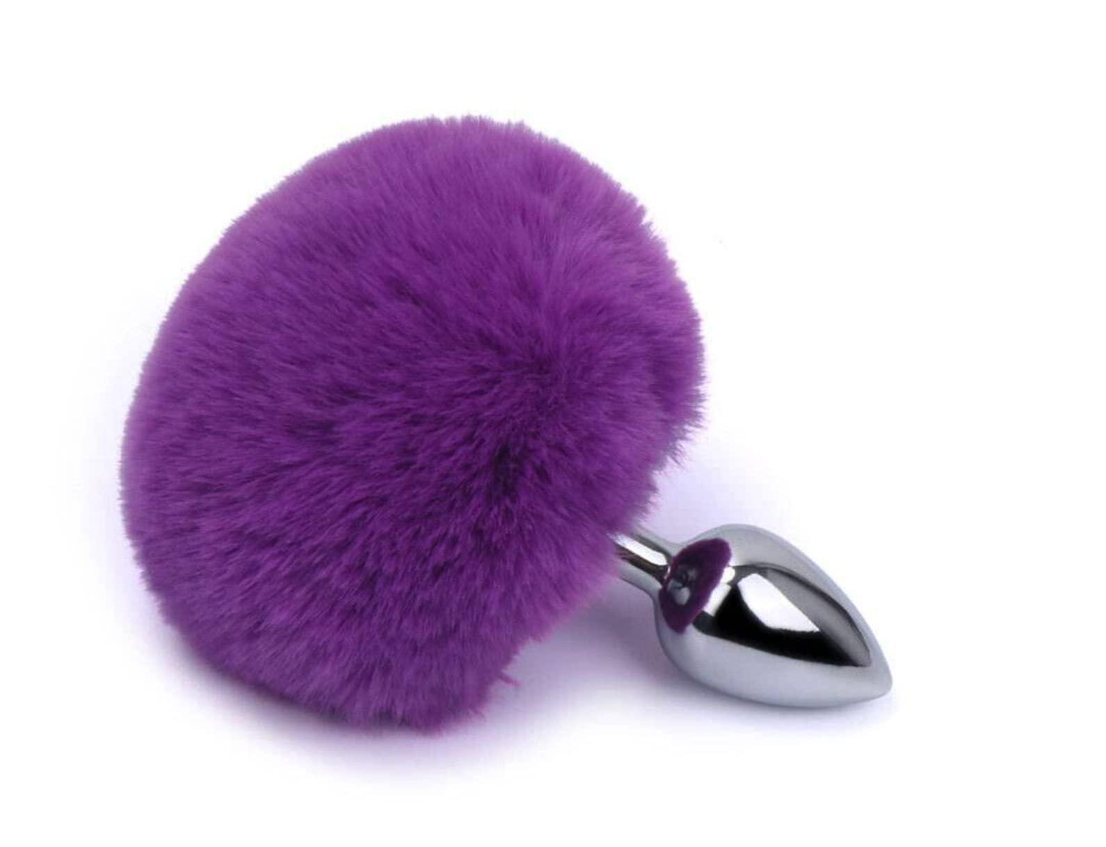 Plug anal metalico cola conejo / Talla S,M,L