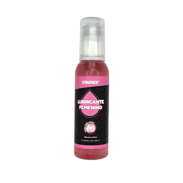 Lubricante Femenino con acido hialuronico / Frutilla / 100 ml