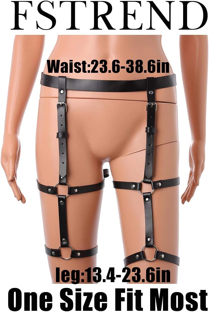 Sistema arnes portaligas piernas BDSM bondage