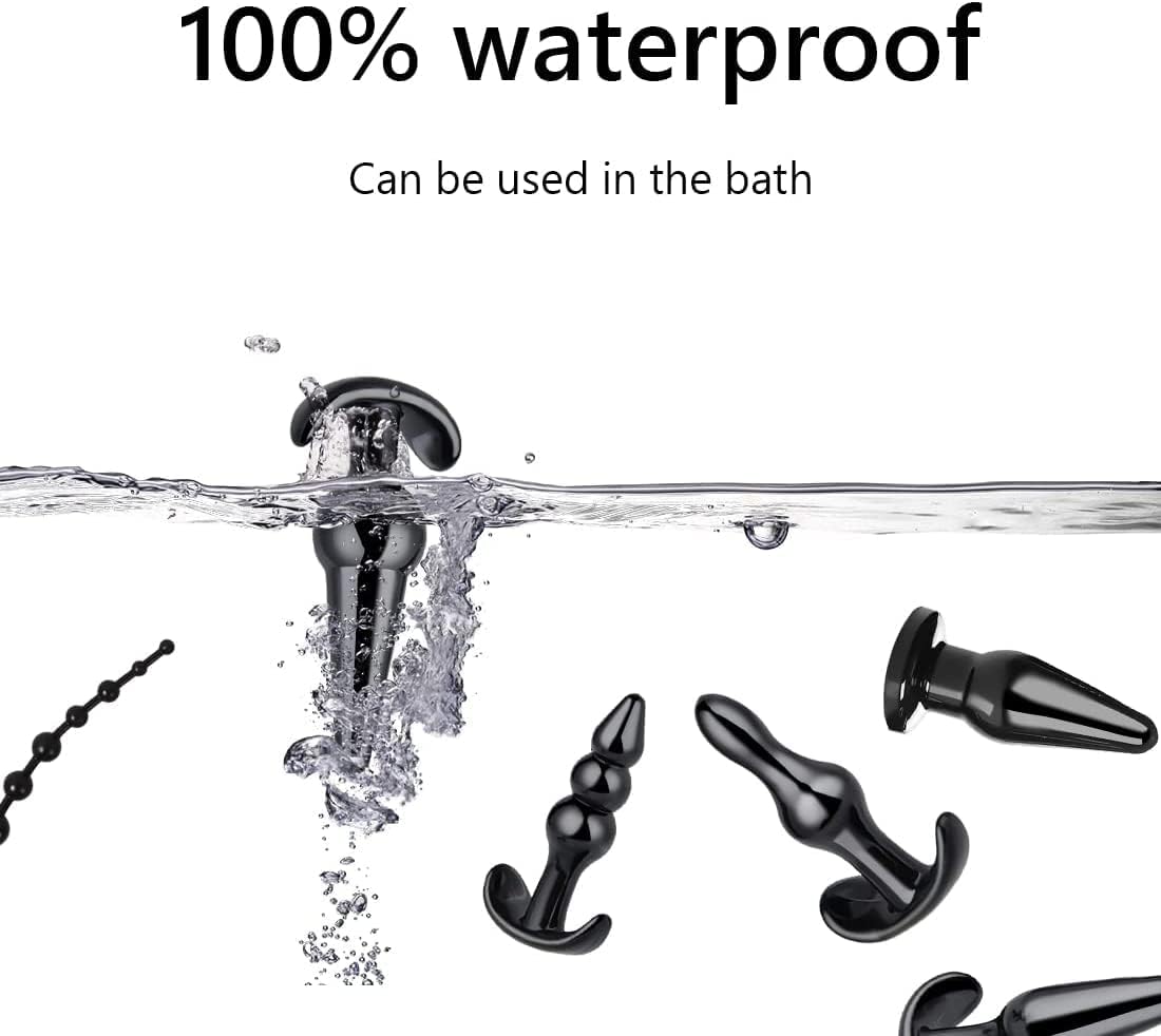 Set 6 dilatadores y plugs anales de silicona