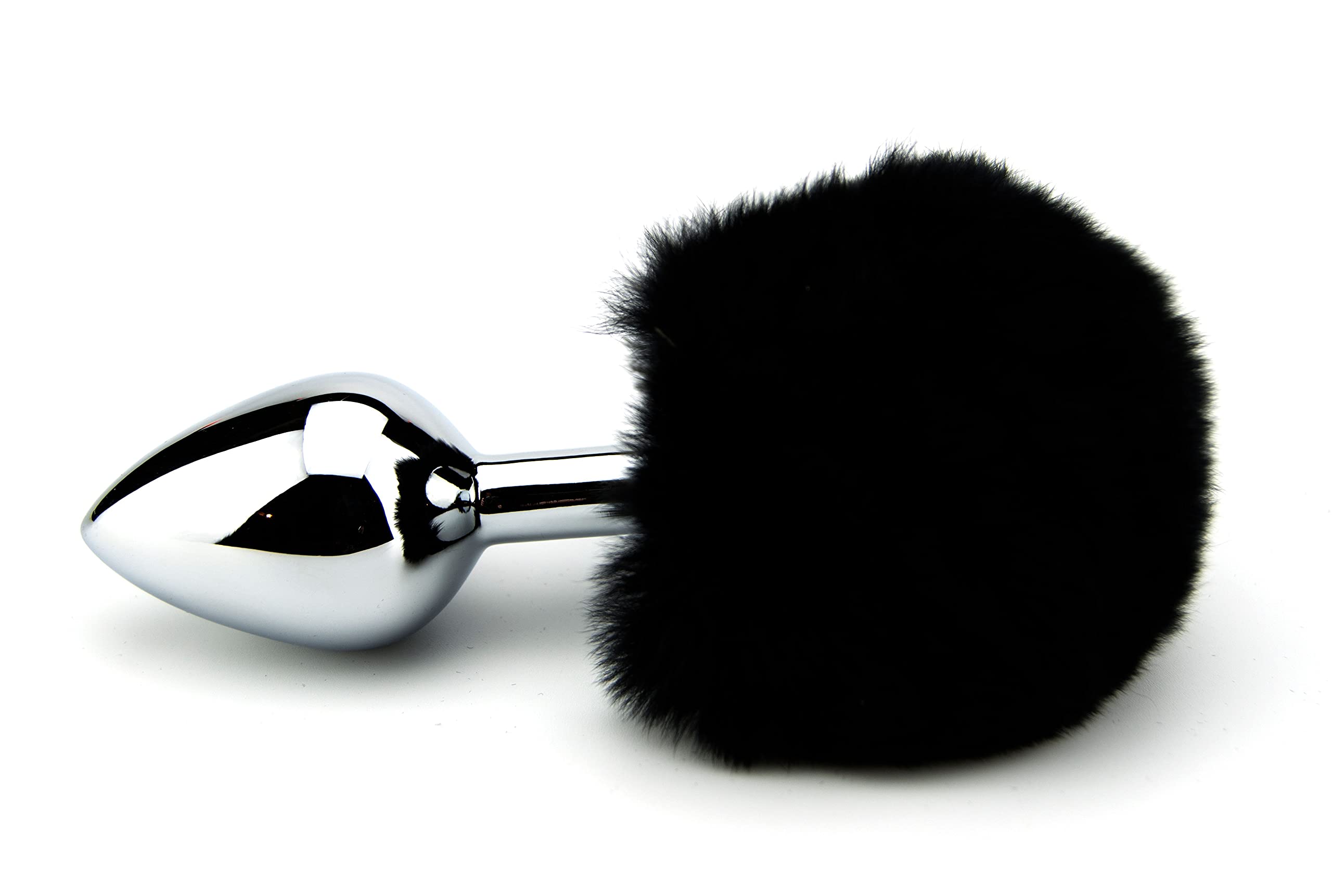 Plug anal metalico cola conejo / Talla S,M,L