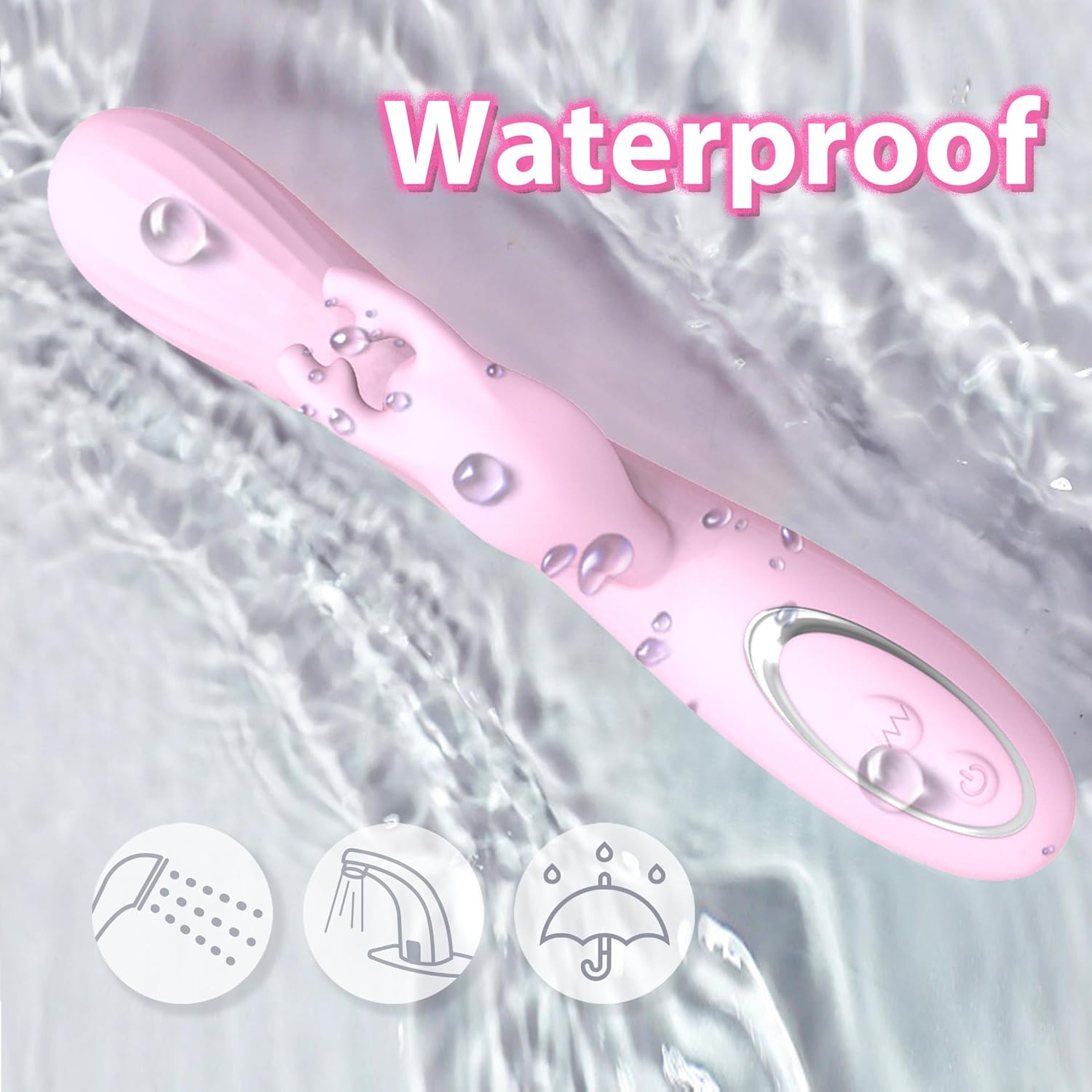Vibrador Dual Conejo 10 Modos Punto G Clítoris Recargable
