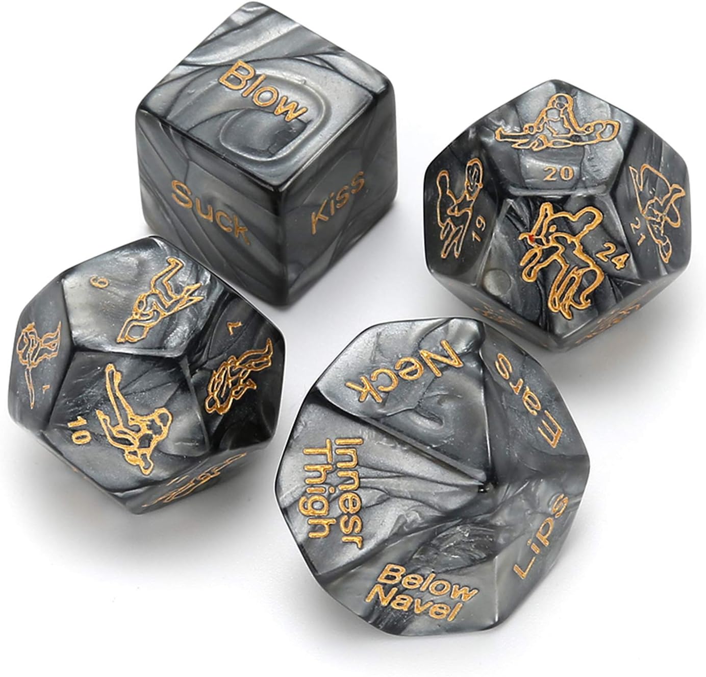 Set de Dados Eróticos con Poses