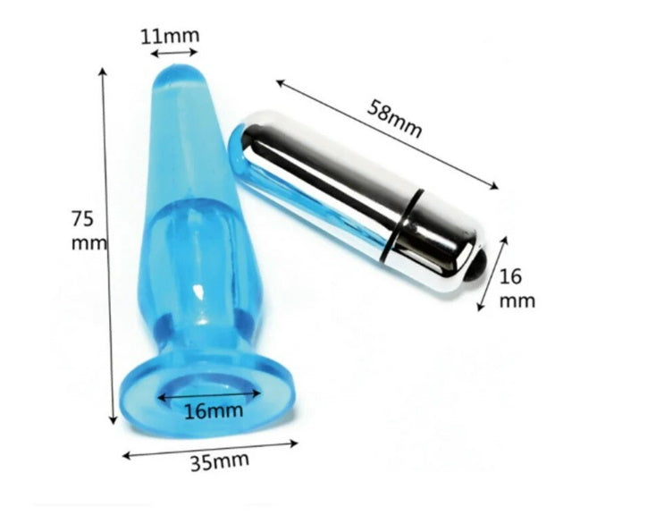 Mini Bala plug anal vibrador