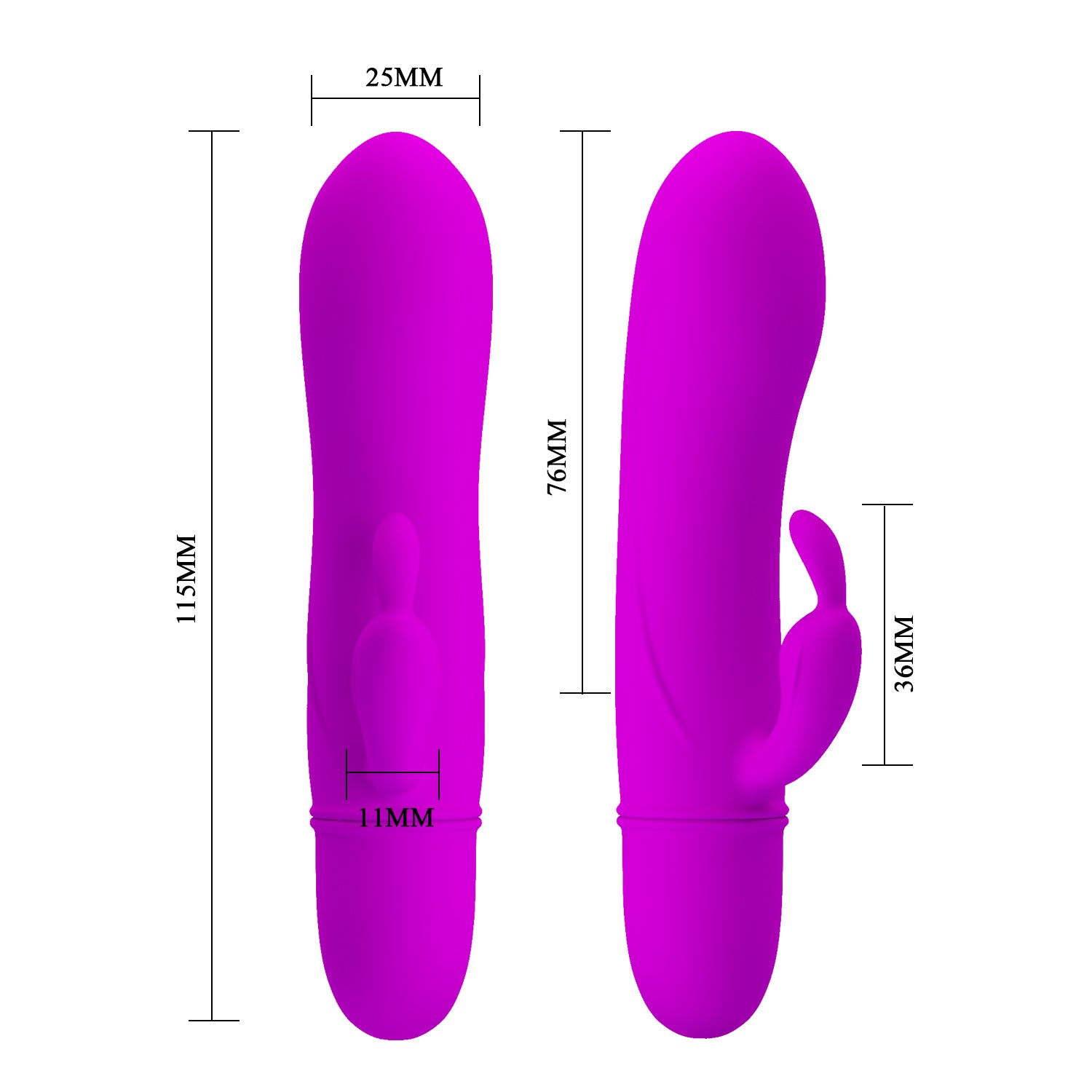 César Mini Vibrador Dual