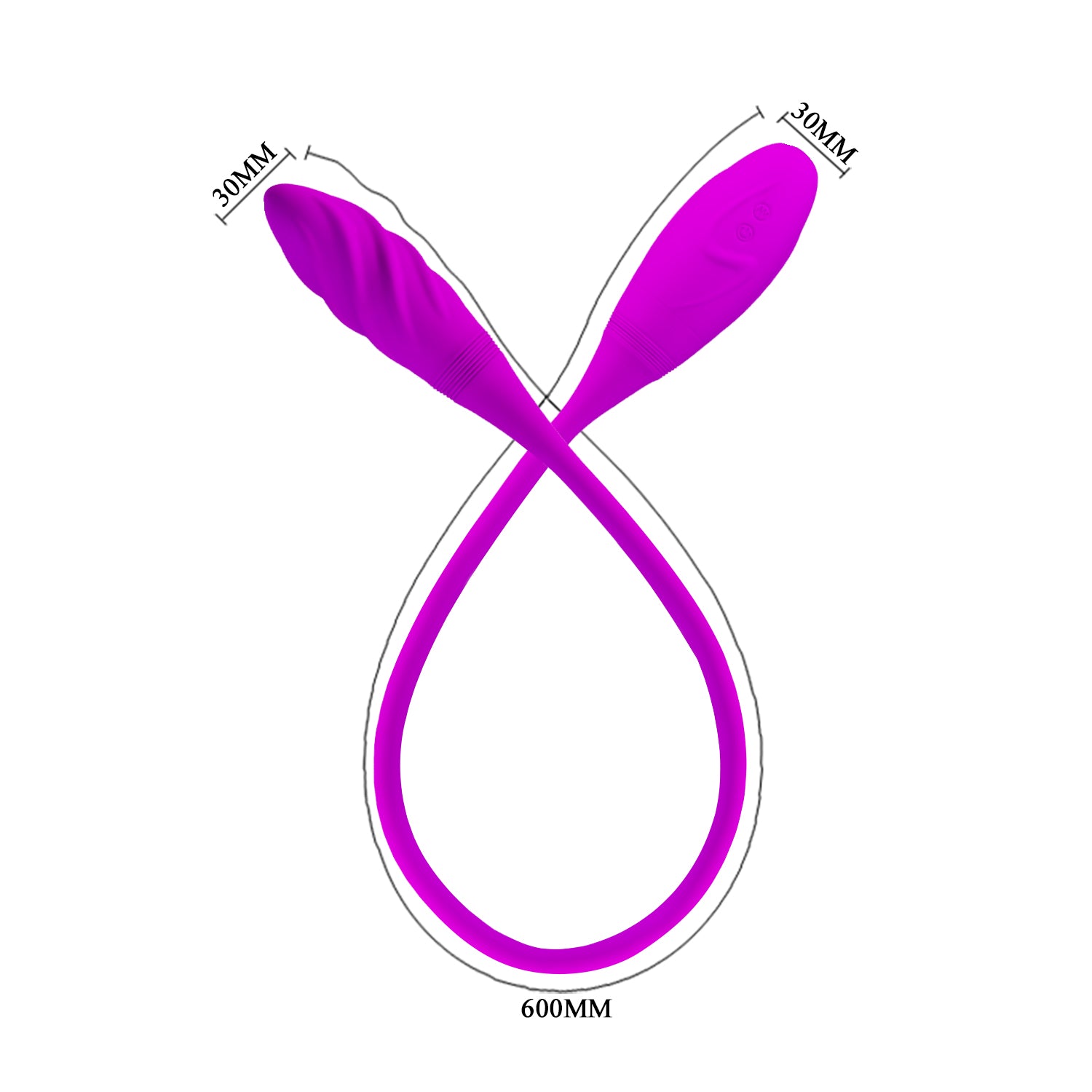 Vibrador dual externo y interno / Snaky Vibe