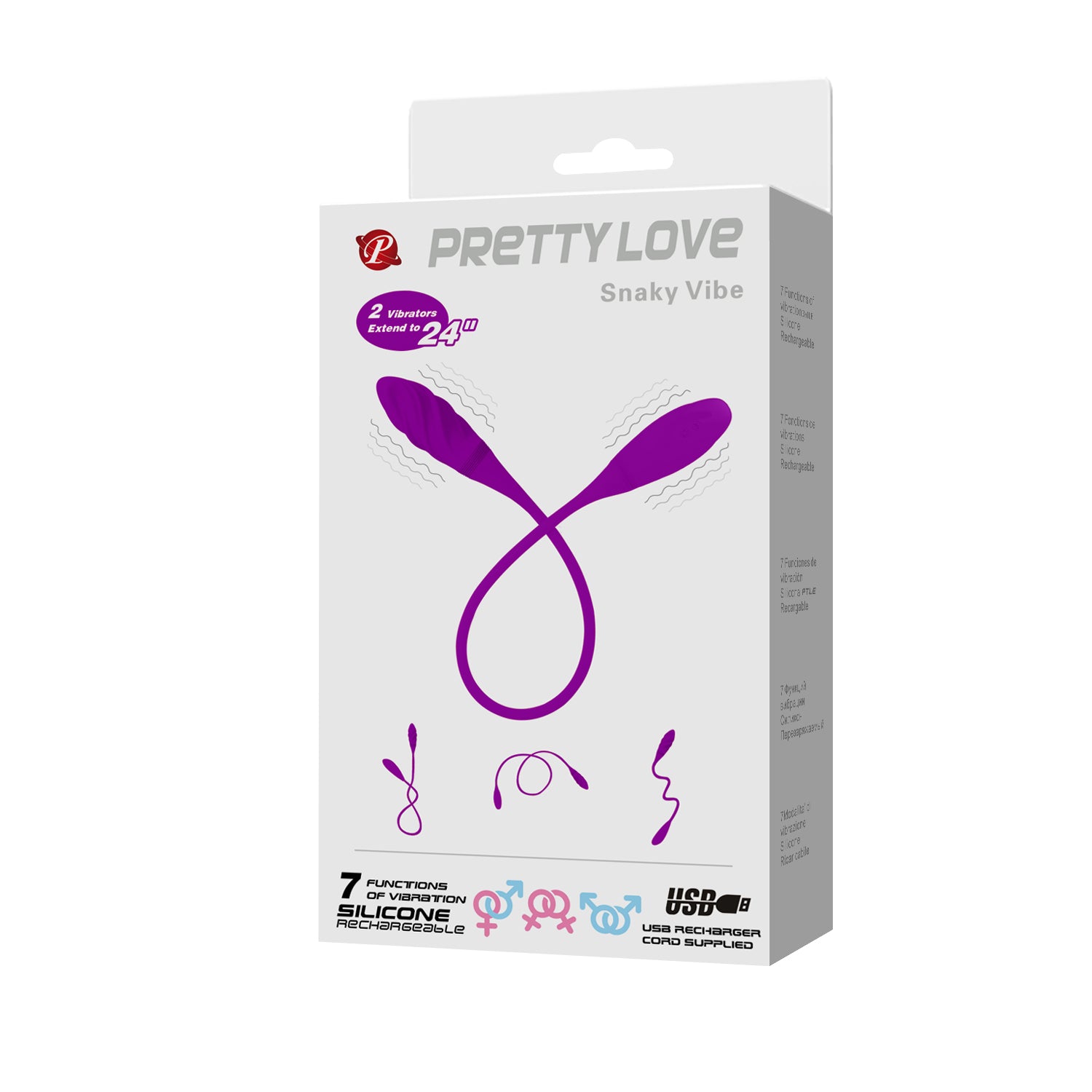 Vibrador dual externo y interno / Snaky Vibe