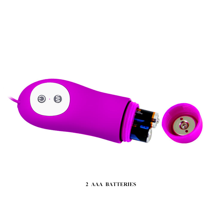 Huevo vibrador doble para parejas con control