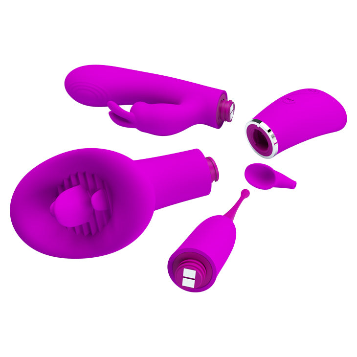 VIbrador triple intercambiable / Thrill kit