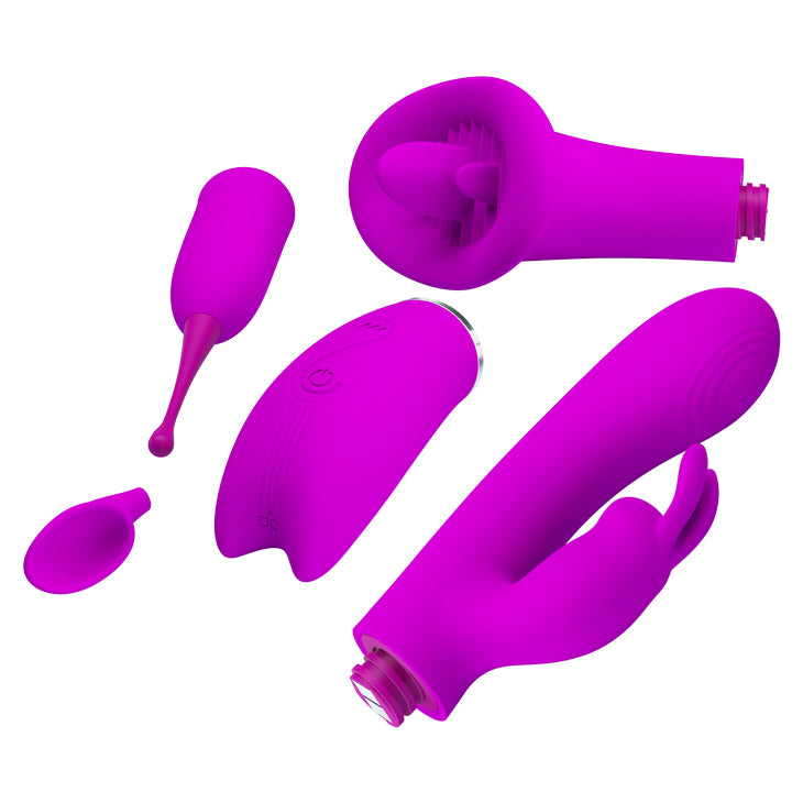VIbrador triple intercambiable / Thrill kit