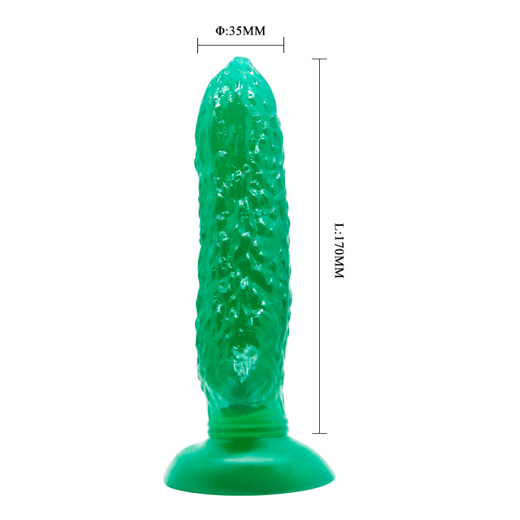 Plug anal con forma pepino / 17cms