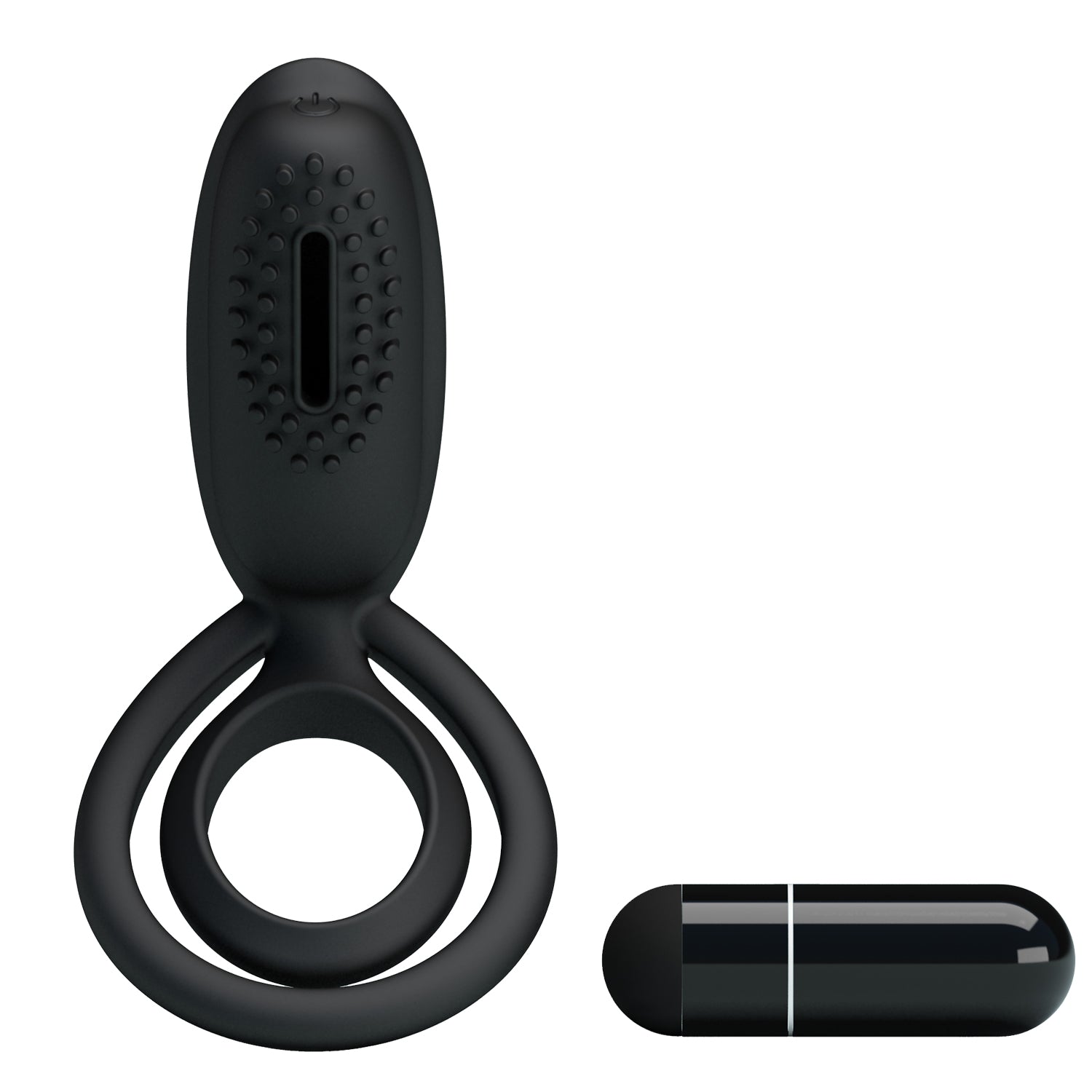 Anillo vibrador con estimulador clitoris / Esther