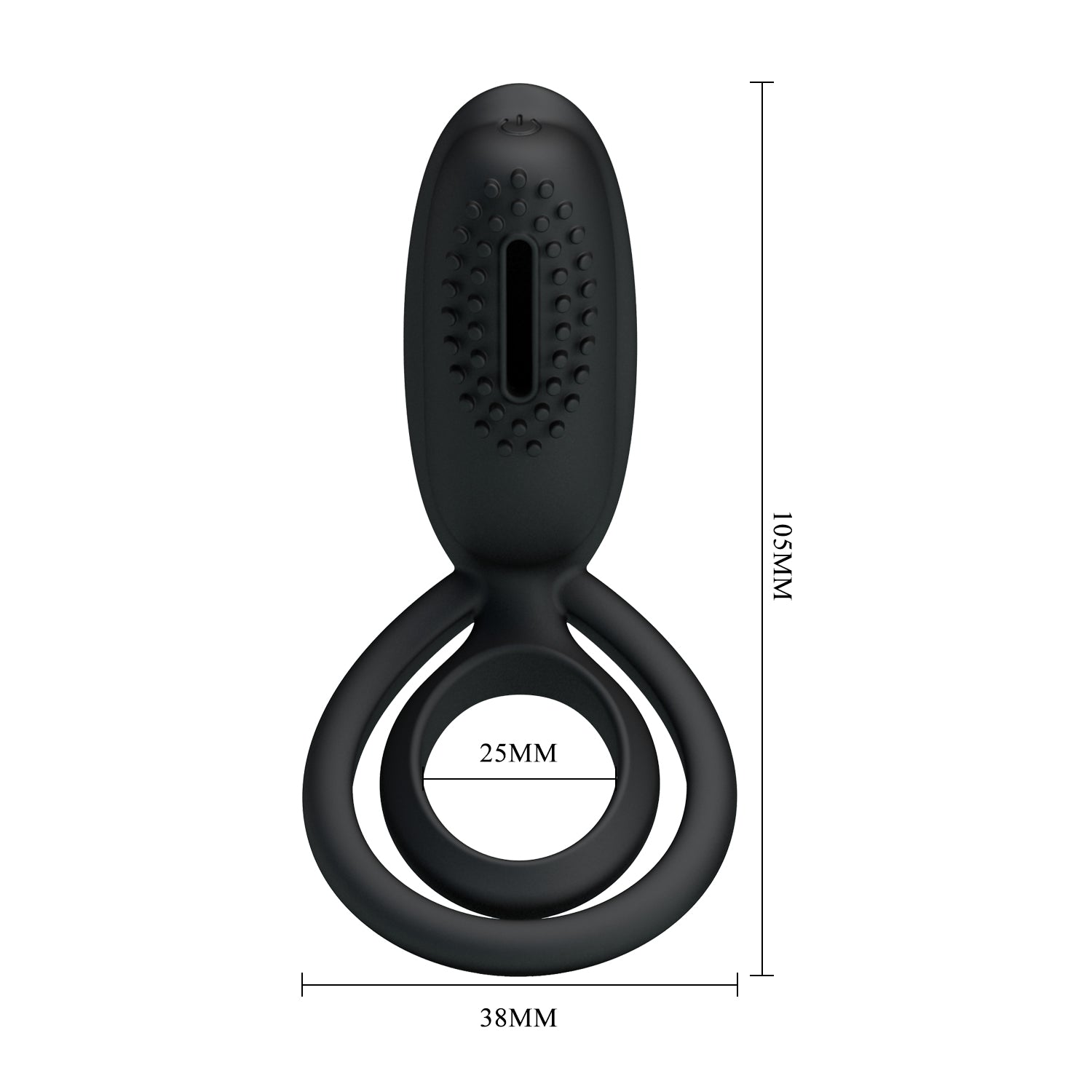 Anillo vibrador con estimulador clitoris / Esther