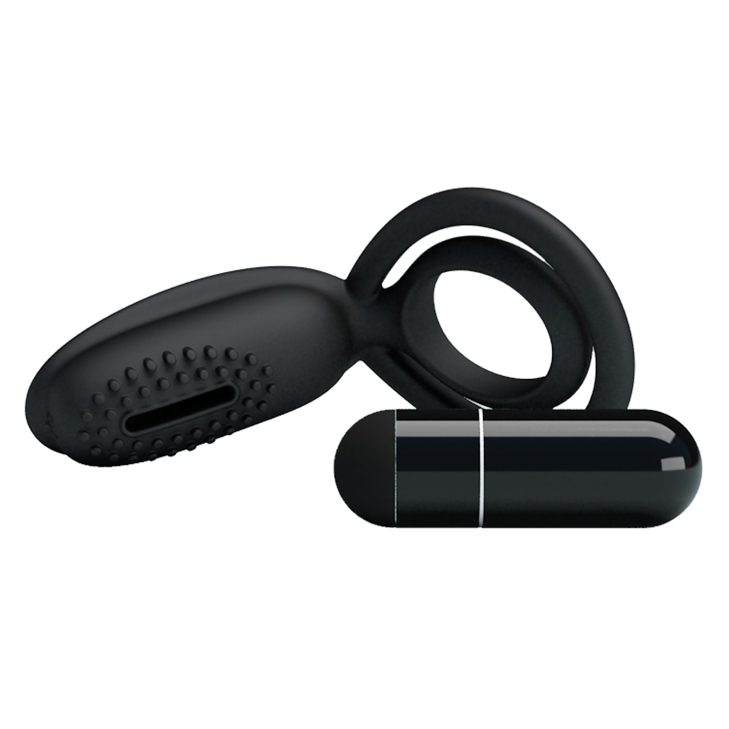 Anillo vibrador con estimulador clitoris / Esther