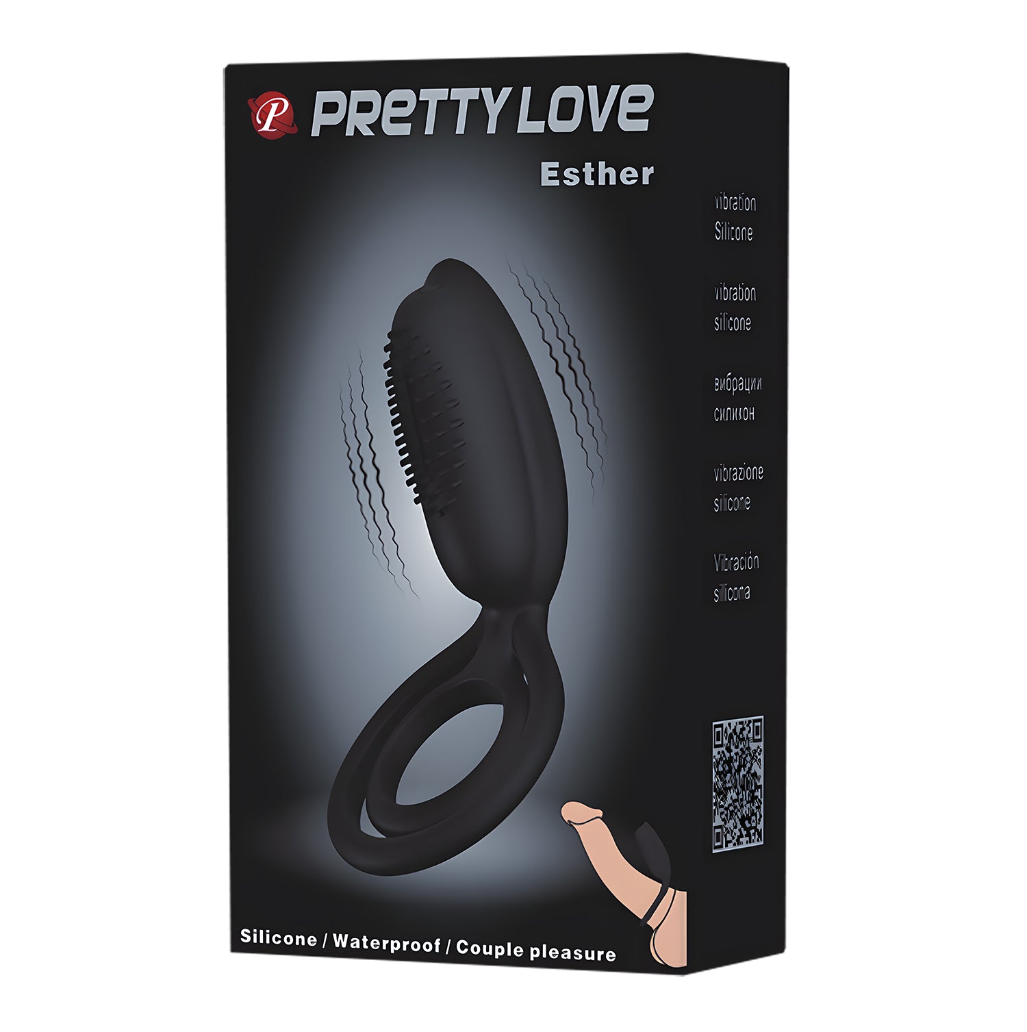Anillo vibrador con estimulador clitoris / Esther