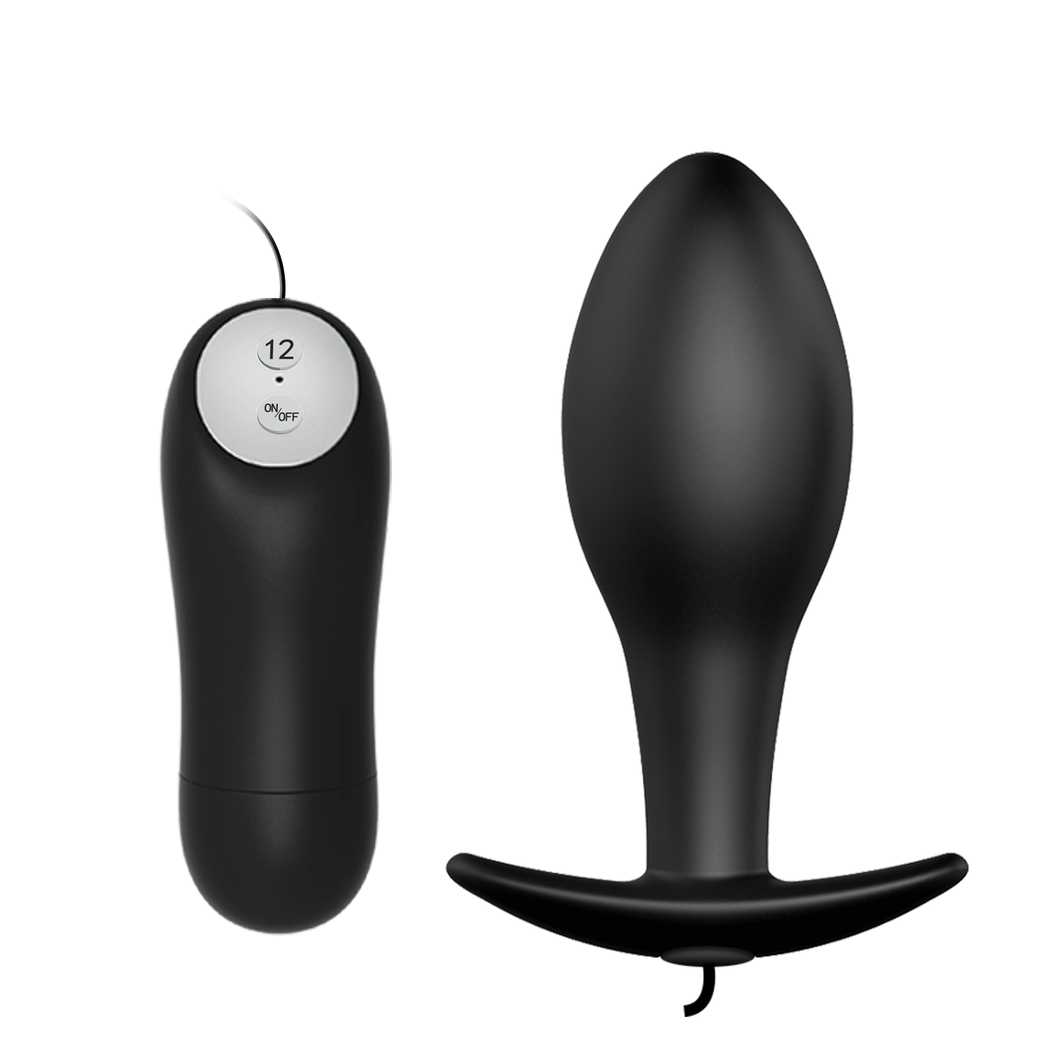 Plug anal vibrador con control