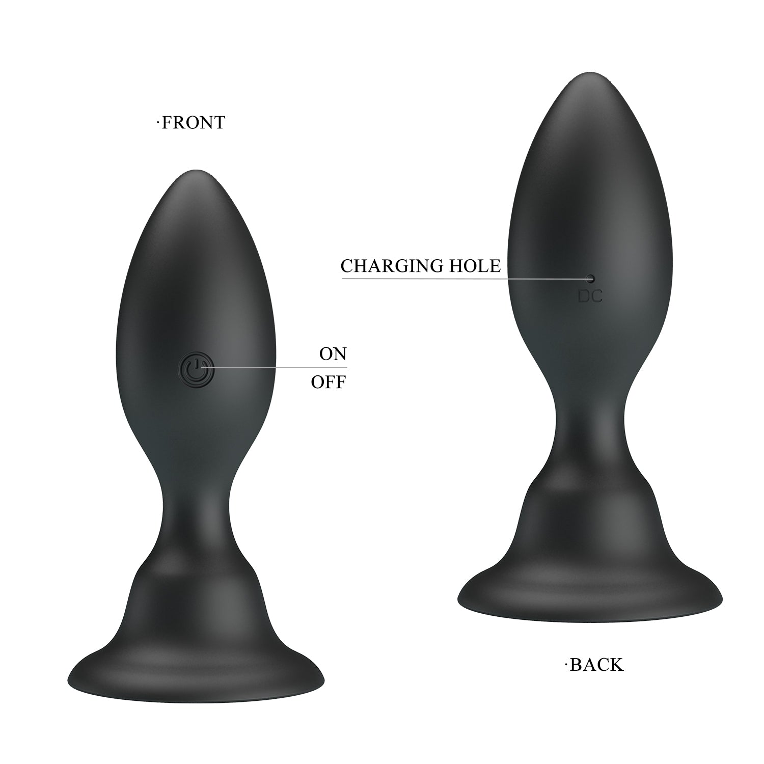 Butt plug anal premium con sensor movimiento
