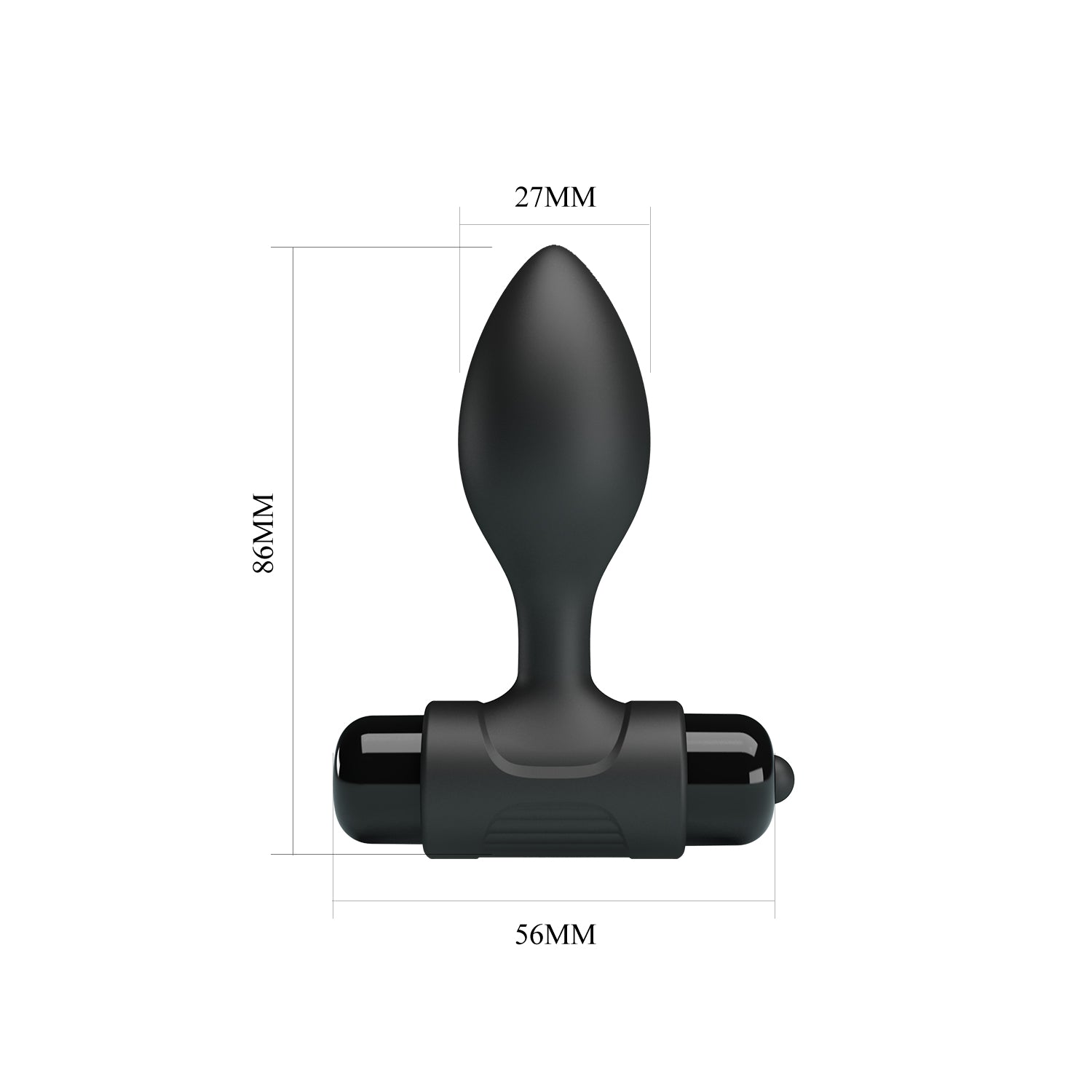 Butt plug anal vibrador - Sensations