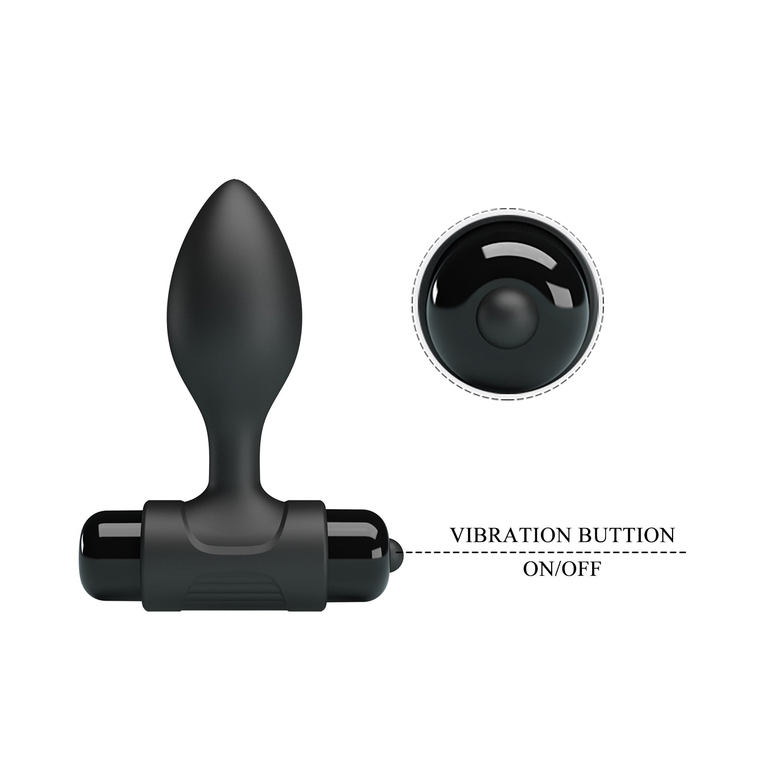 Butt plug anal vibrador - Sensations