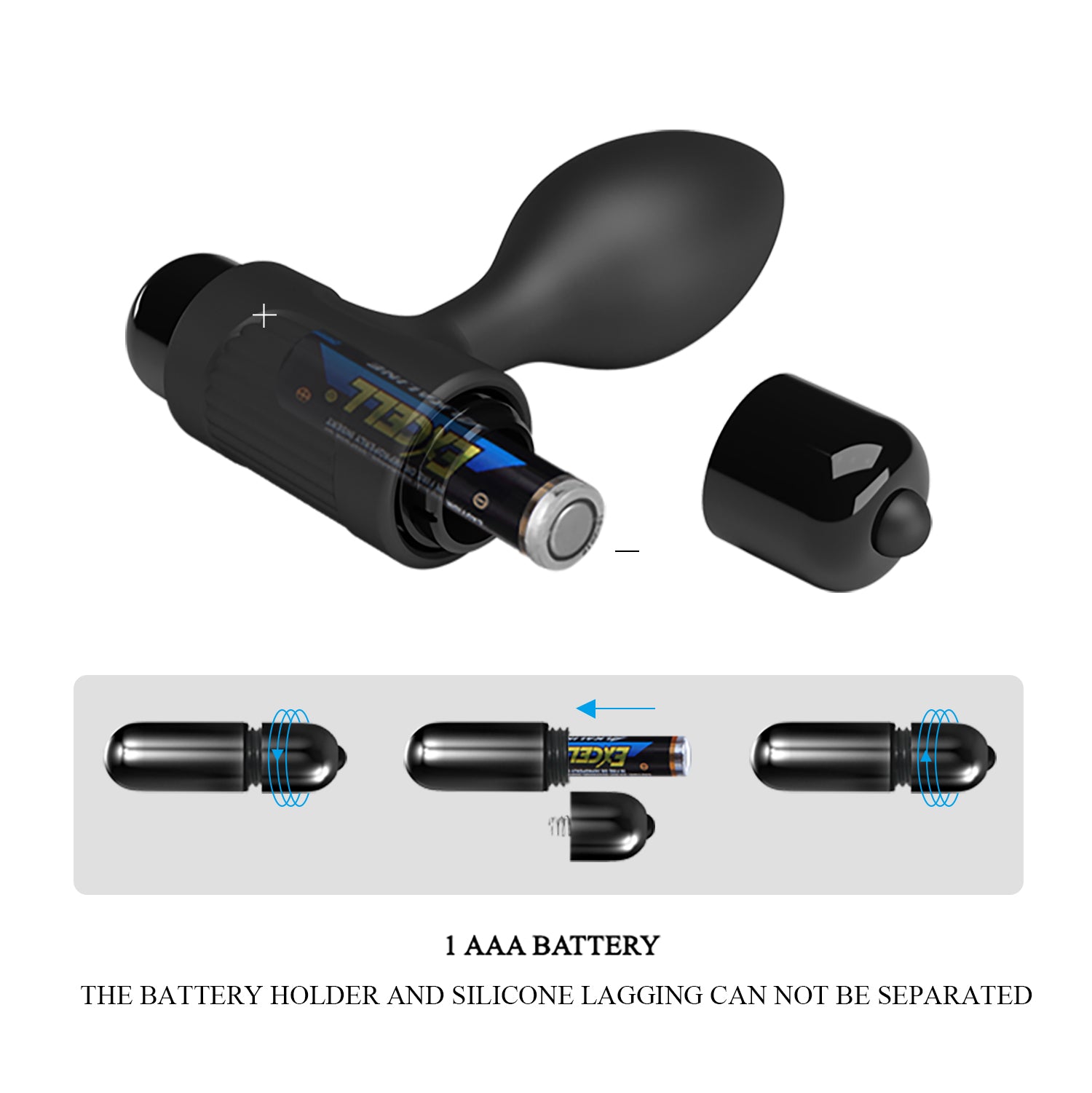 Butt plug anal vibrador - Sensations