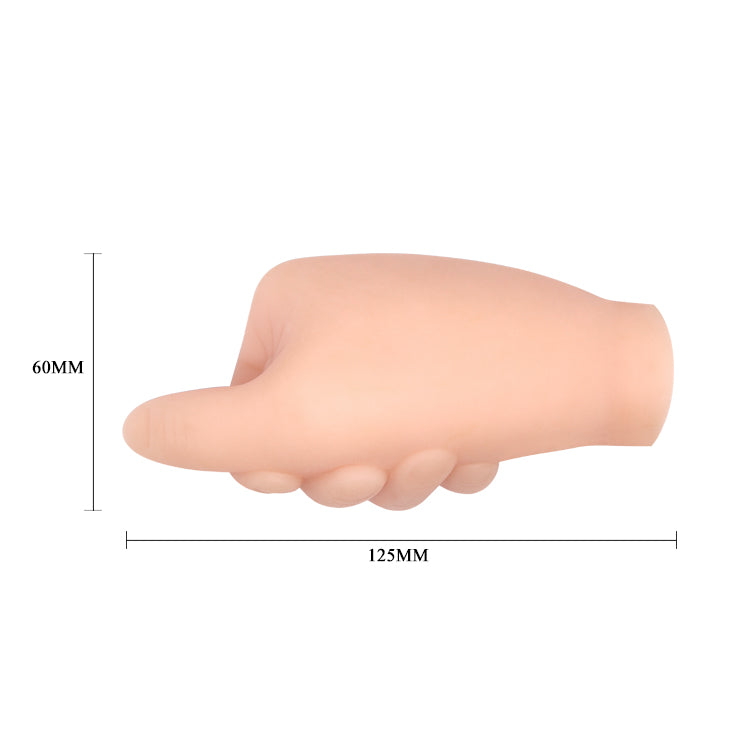 Masturbador forma de mano