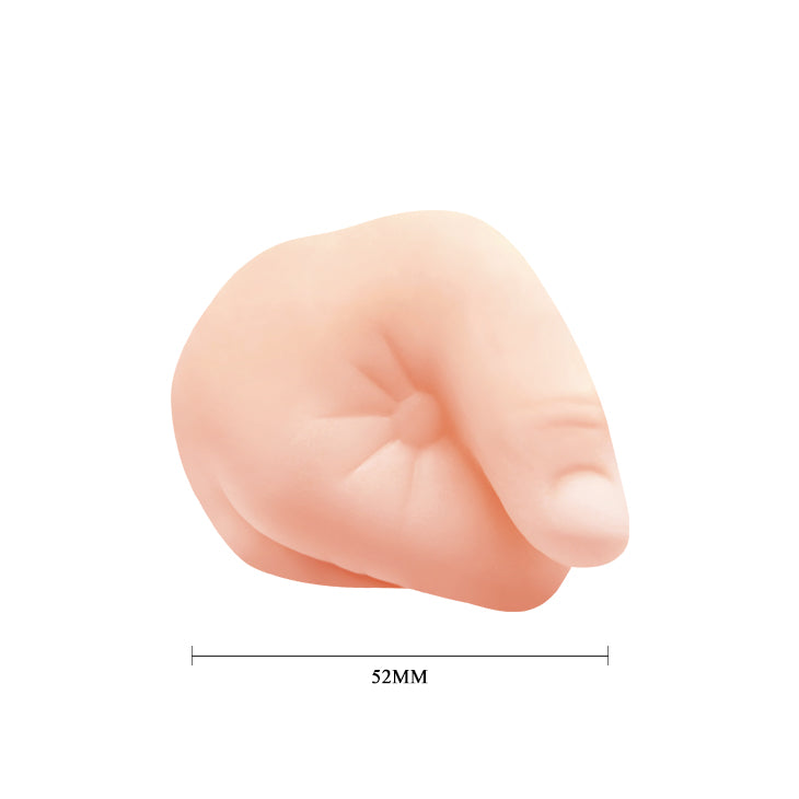Masturbador forma de mano