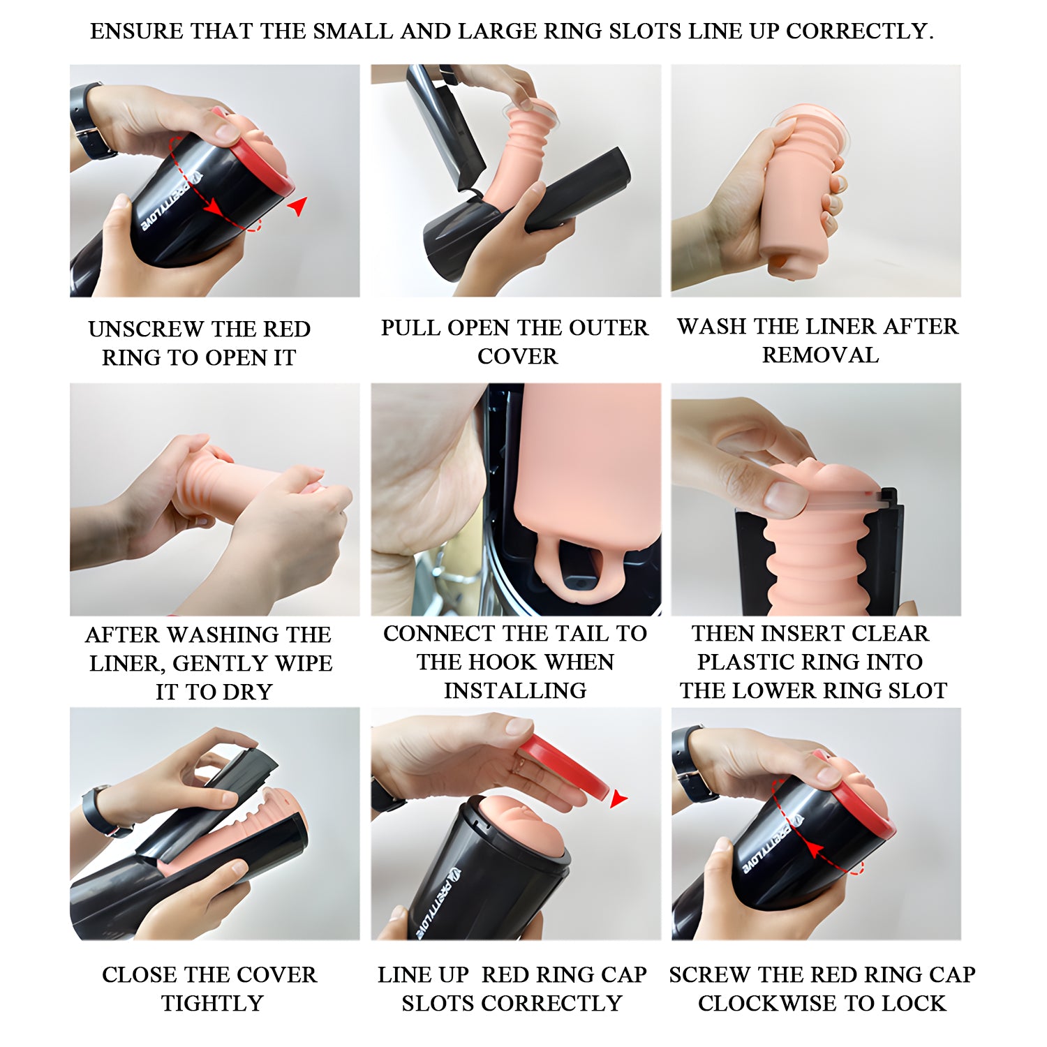 Masturbador realista con empuje automatico / Ozzy