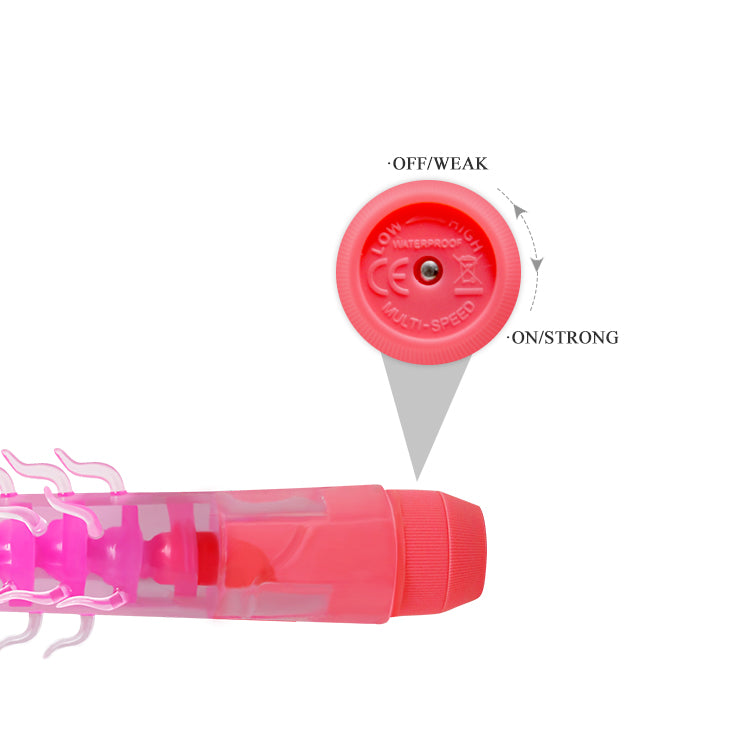 Dildo flexible con vibracion / Flexi vibe sensual spine / 23cms