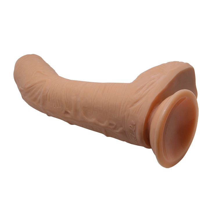 Dildo curvo punto G realista con ventosa / 28cms