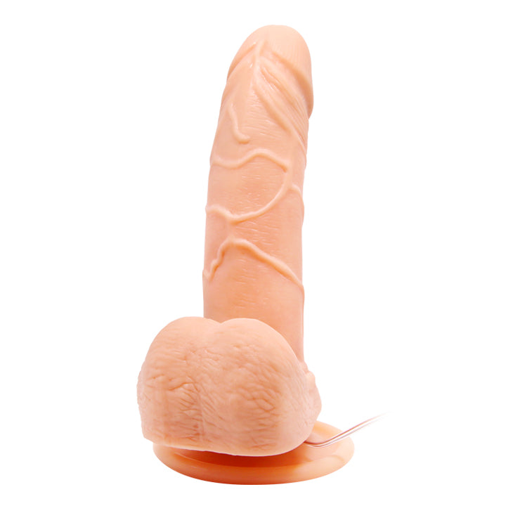 Dildo vibrador rotador realista - Mark / 15cms