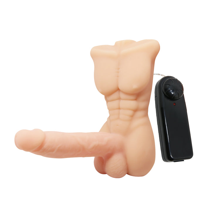 Torso masculino con dildo vibrador / Bigger Man