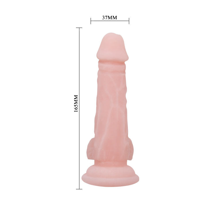 Dildo realista con sopapo / 16.5cms