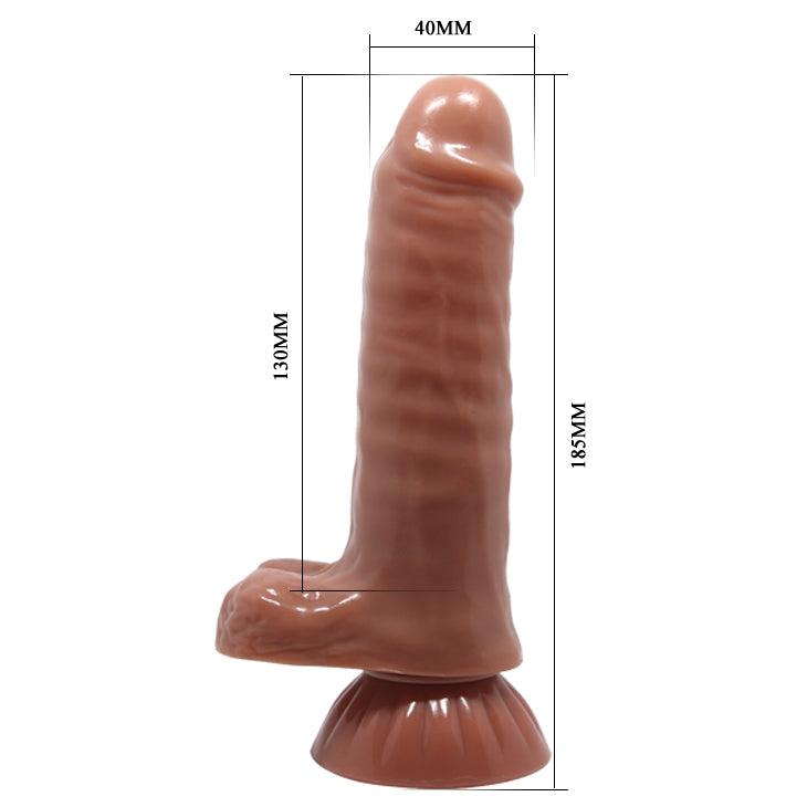 Dildo ultra realista piel estirable Baron / 18.5cms