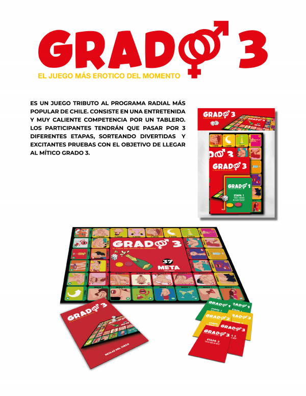 Juego Erótico Para Parejas “Grado 3”