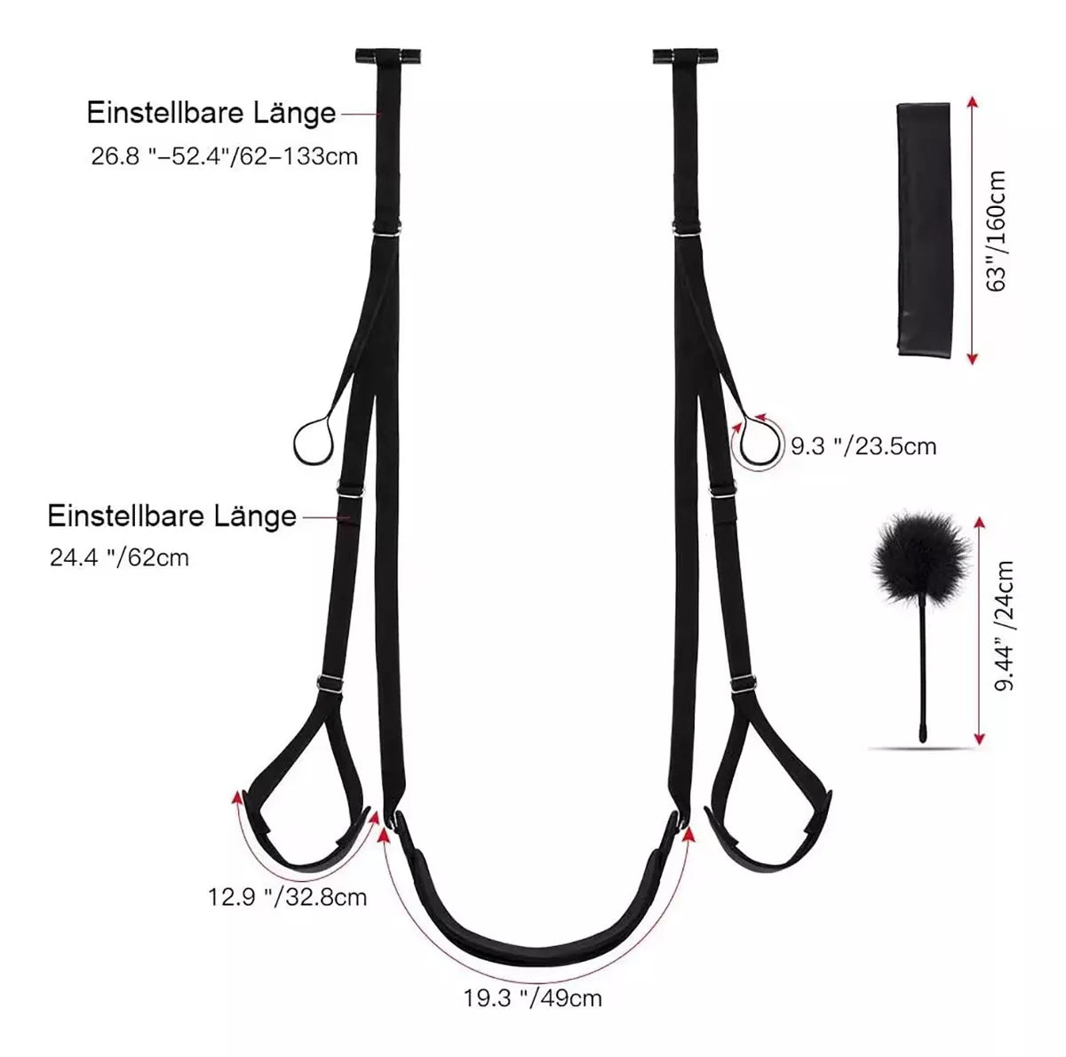 Columpio arnes sex swing para puerta