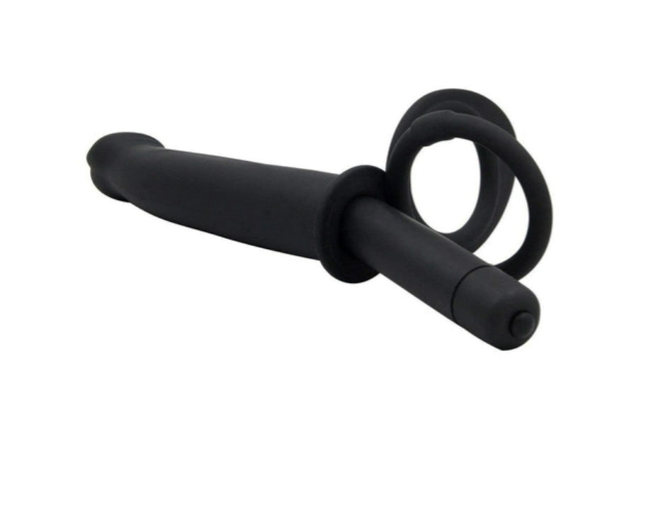 Anillo de pene vibrador doble penetracion