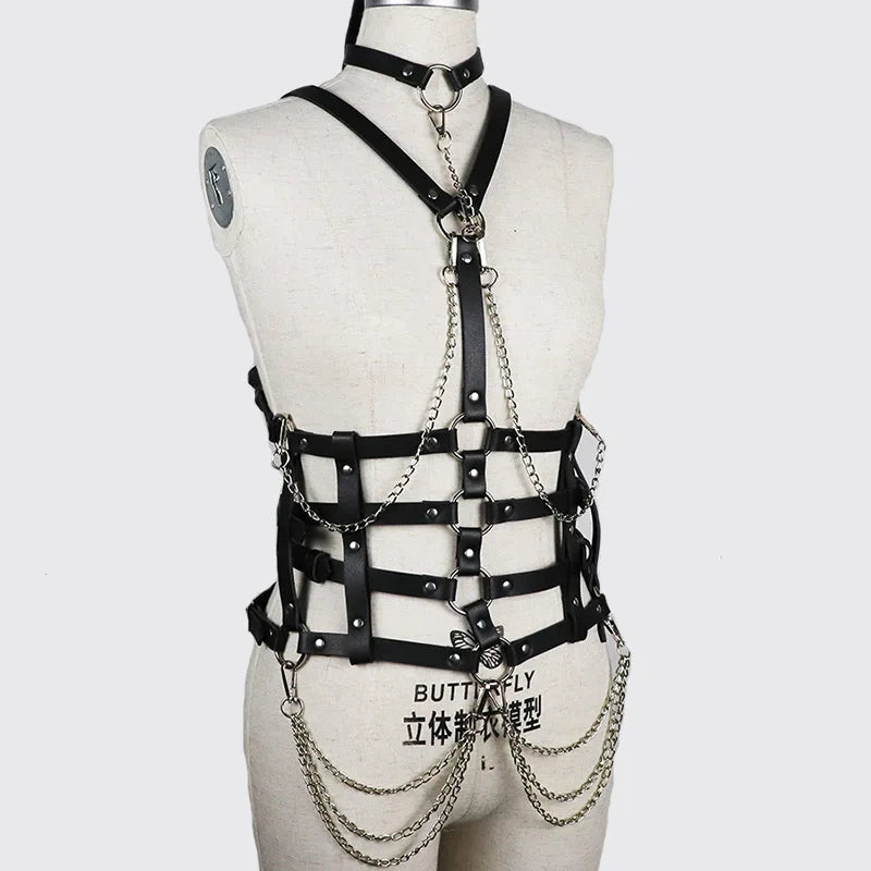 Traje sistema arnes bondaje BDSM - Dark Style