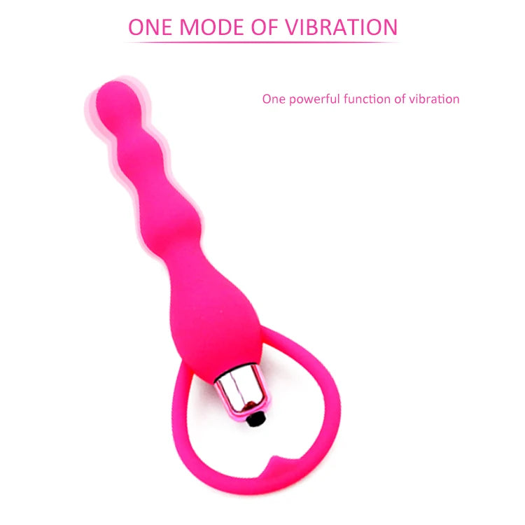 Mini varita vibrador dilatador anal / 17 cms
