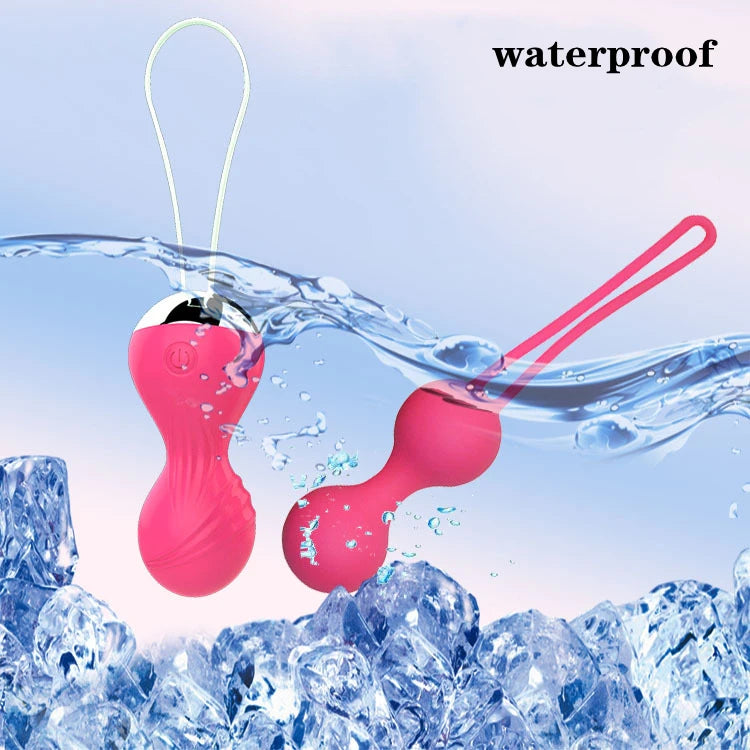 Kit 3 niveles bolas kegel + 1 bola kegel vibrador con control remoto