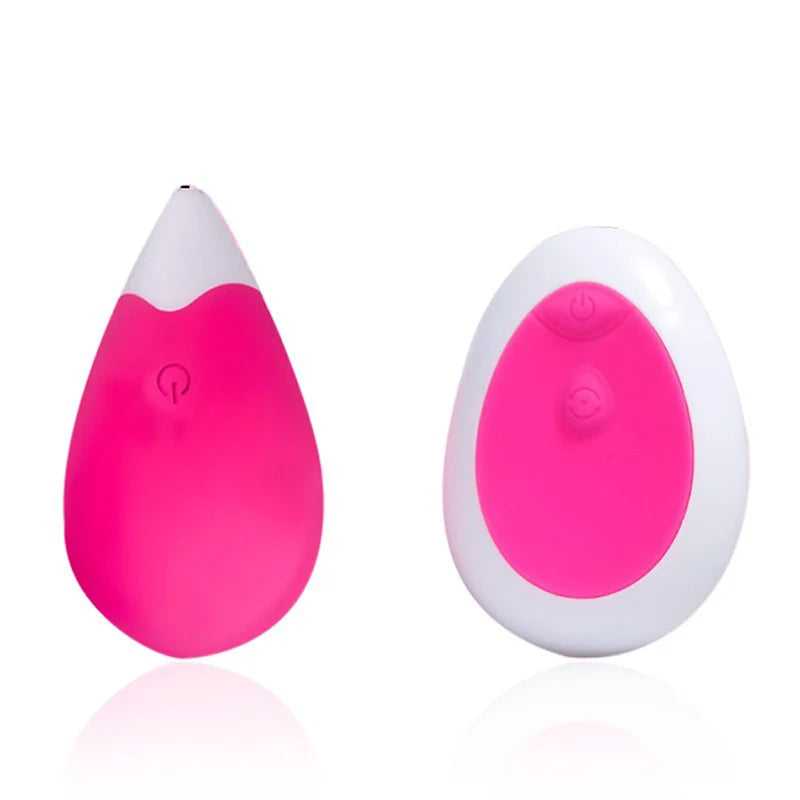 Huevo vibrador parejas de silicona con control remoto