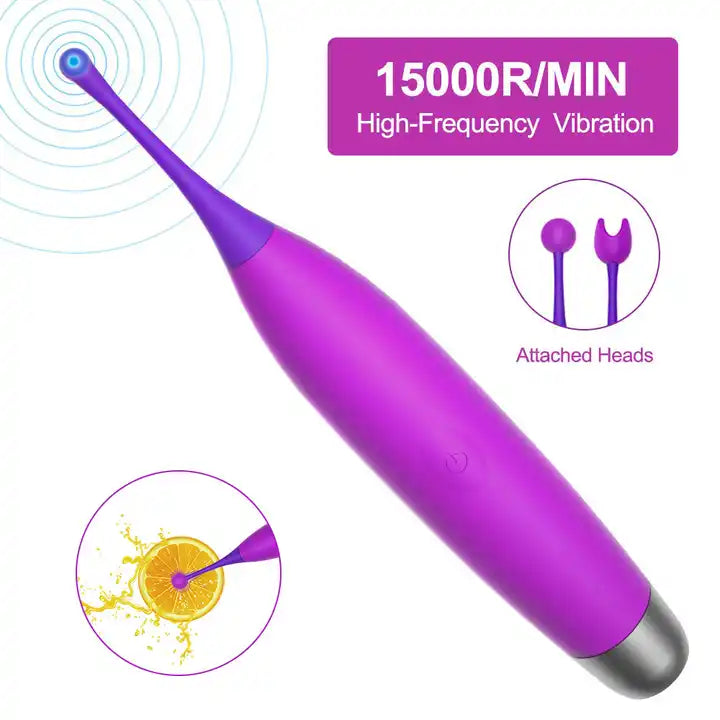 Vibrador varita alta frecuencia clitoris pezones punto G
