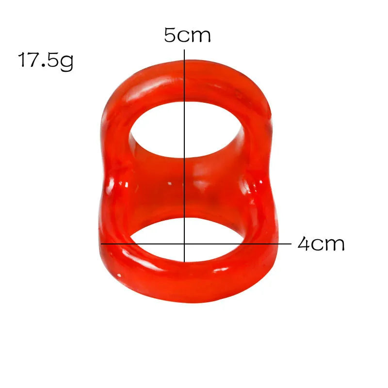 Anillo erector dual para pene y testiculos