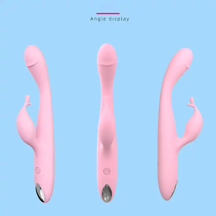 Vibrador doble punto G conejo recargable / Sherry