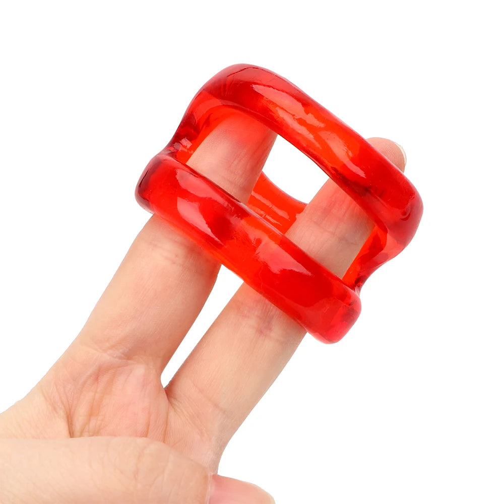 Anillo erector dual para pene y testiculos