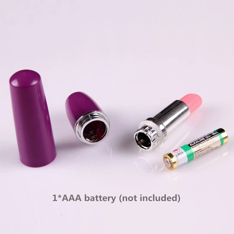 Vibrador bala forma lapiz labial