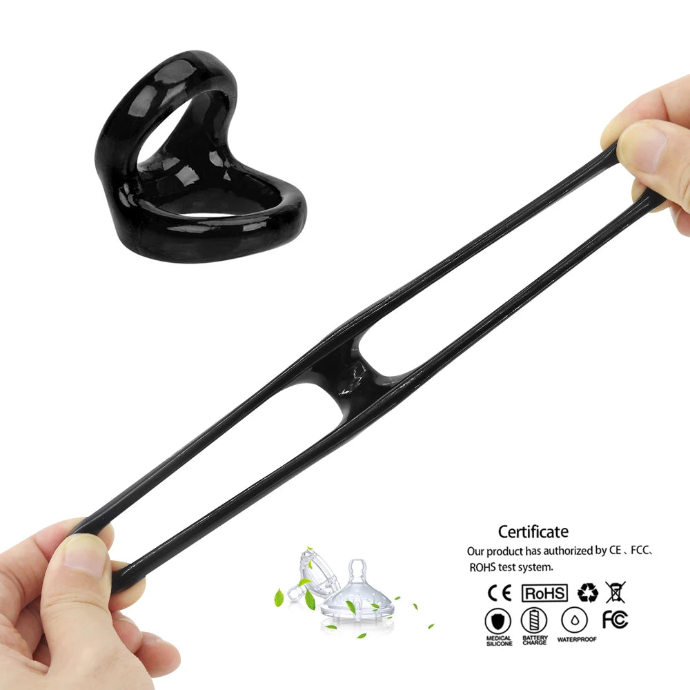 Anillo erector dual para pene y testiculos